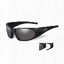 Wiley X Romer III Advanced Eyewear Includes Smoke Grey Lens, Clear Lens, Matte Black Frame - Black - male - Included