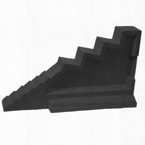 Turtle Plastics Step Chock, 25" X 5.5" X 11", Black - Black - Male - Excluded