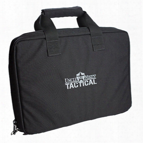 Uncle Mikes Tactical Pistol Case, Black - Black - Unisex - Included