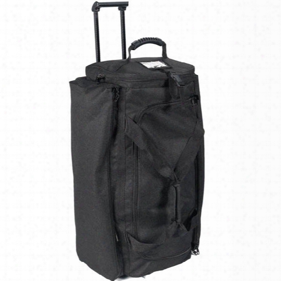 Uncle Mikes Wheeled Duffel Bag, Black - Black - Male - Included