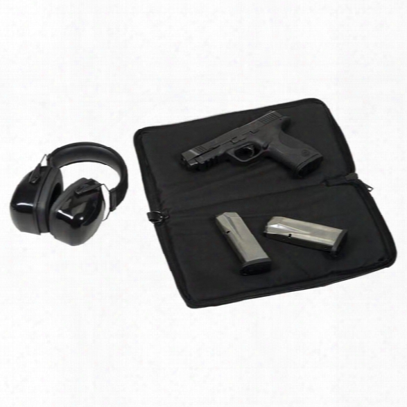 Us Peacekeeper Gun Rug, Black - Black - Male - Included