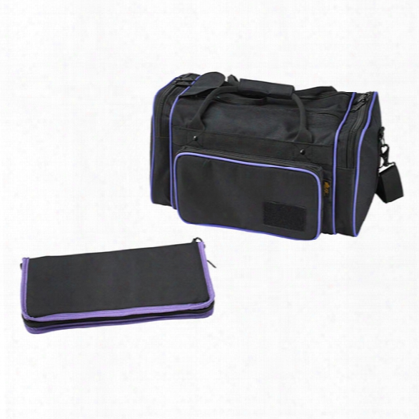 Us Peacekeeper Medium Range Bag, Black & Purple - Black - Unisex - Included