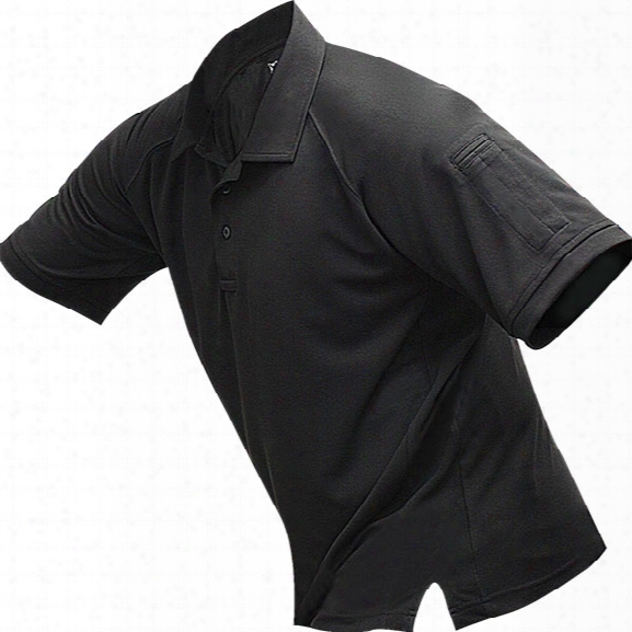 Vertx Coldblack Short Sleeve Polo, Black, 2x-large - Black - Male - Included