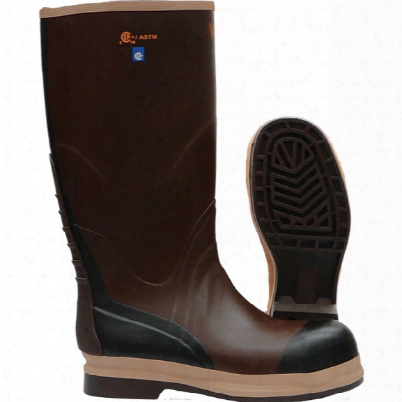 Viking Insulated Safety Boot W/steel Toe, Brown-black, 10 - Black - Male - Included