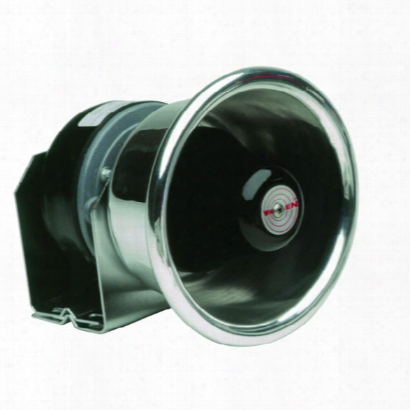 Whelen Siren Speaker For Motorcycle, 100 Watts - Chrome - Unisex - Excluded