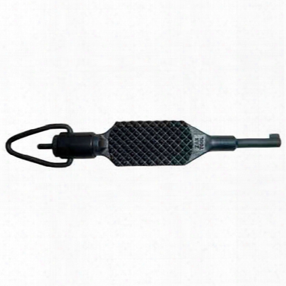 Zak Tool Knurled Flat Grip Swivel Handcuff Key, Polymer, Black - Black - Male - Included